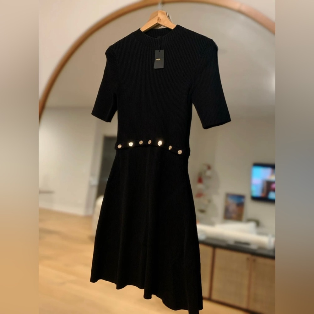Maje Classic Black Dress